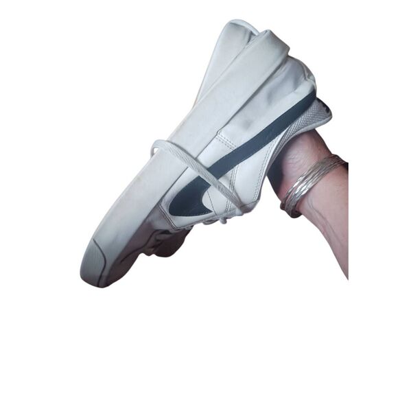 Nike black and white leather low top 9 5 match supreme - Picture 4 of 6